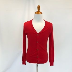 Red H&M Men’s cardigan